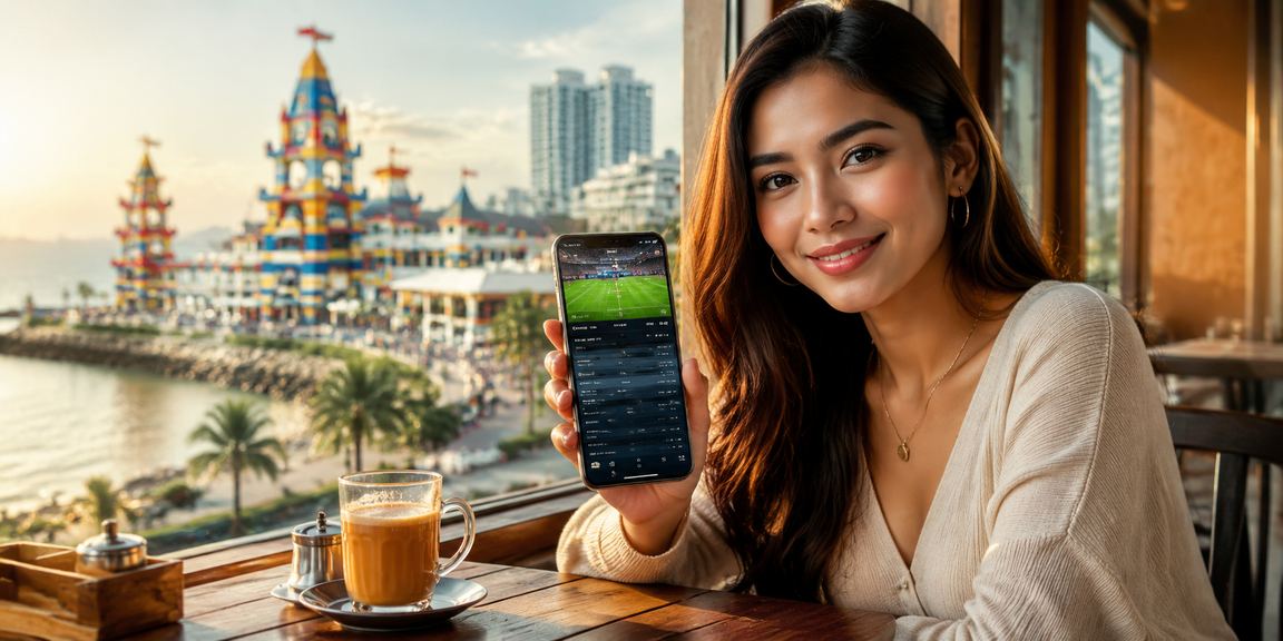 Pemain Malaysia merujuk tip dan strategi taruhan secara mudah alih